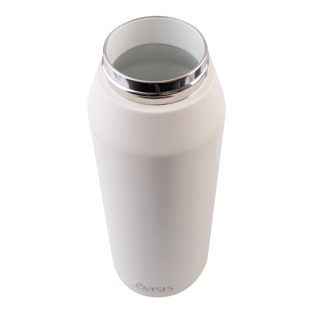 Oasis Capri Triple Wall Insulated Water Bottle - 1L Alabaster