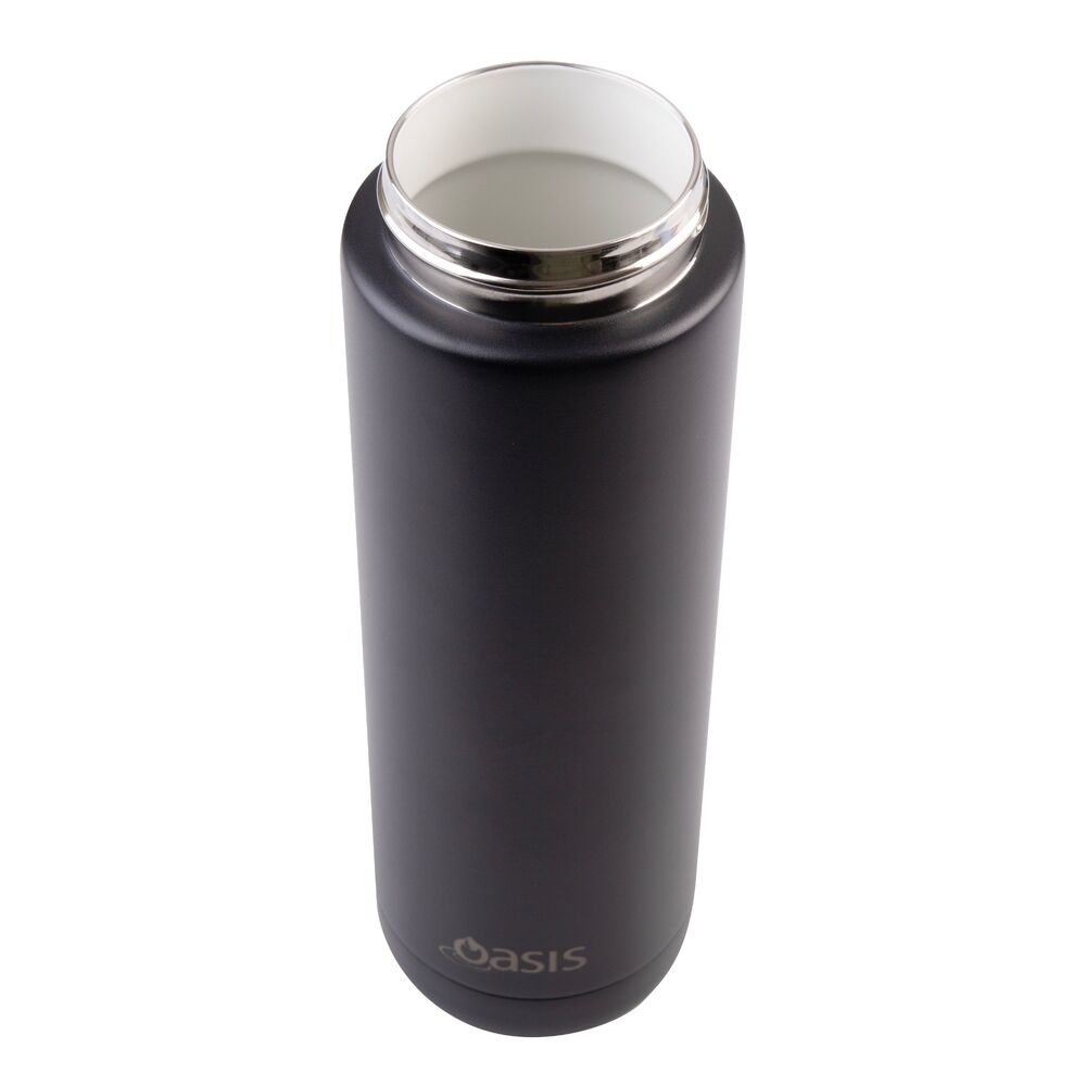 Oasis Moda Triple Wall Insulated Water Bottle - 700ml Black