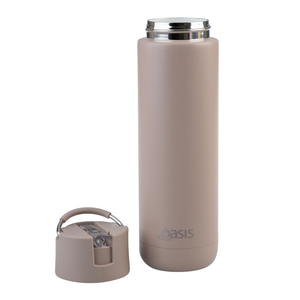 Oasis Moda Triple Wall Insulated Water Bottle - 700ml Latte