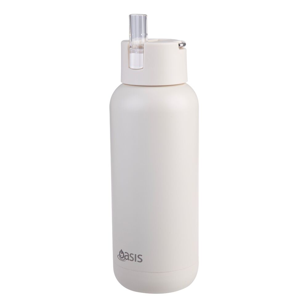 Oasis Moda Triple Wall Insulated Water Bottle - 1L Alabaster