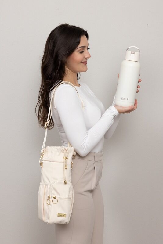 Oasis Moda Triple Wall Insulated Water Bottle - 1L Alabaster