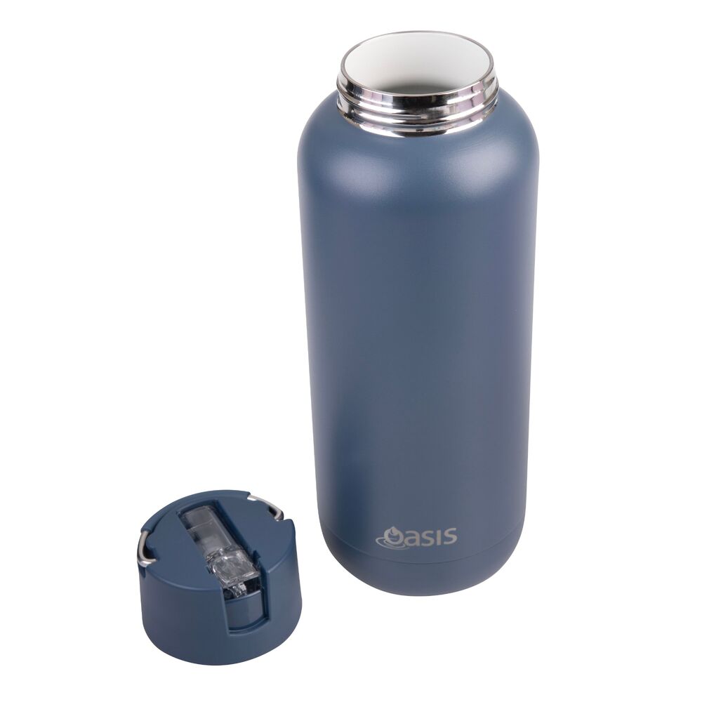 Oasis Moda Triple Wall Insulated Water Bottle - 1L Indigo