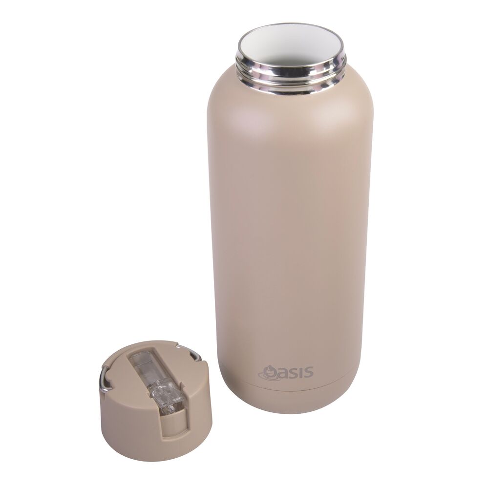 Oasis Moda Triple Wall Insulated Water Bottle - 1L Latte