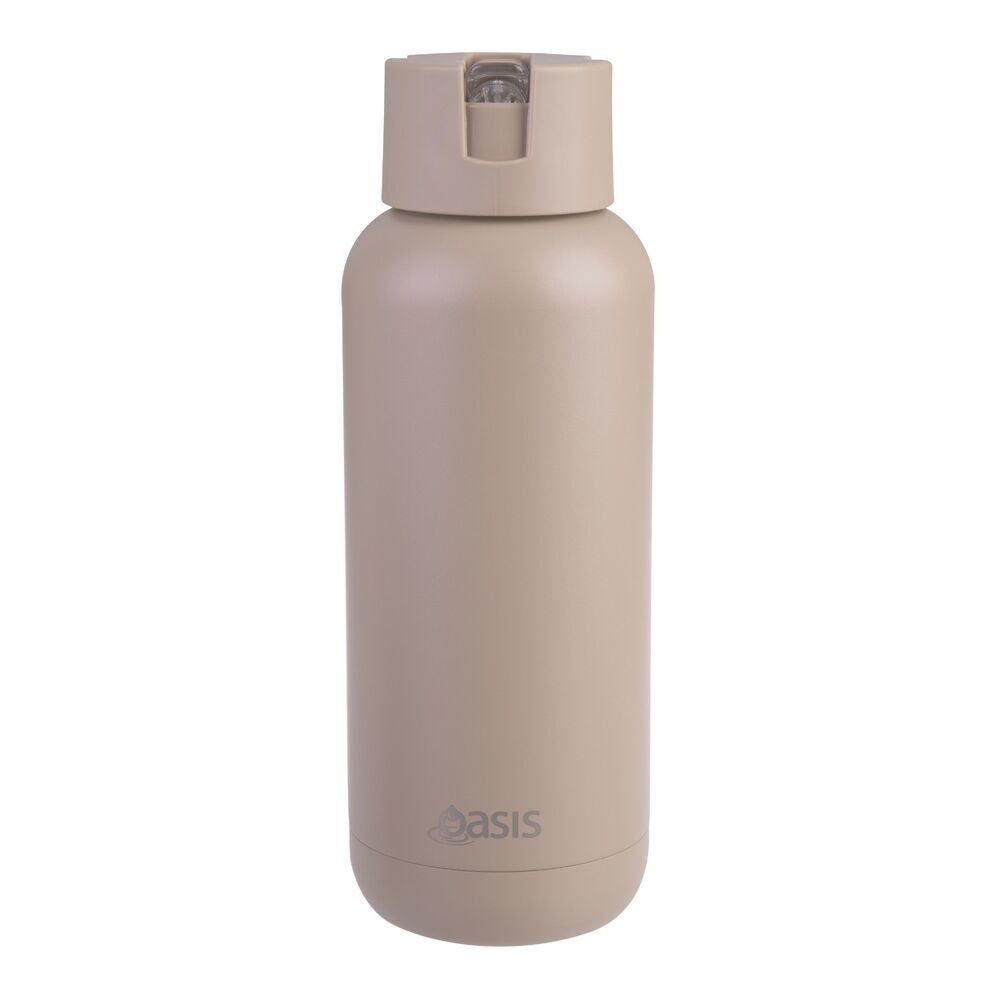 Oasis Moda Triple Wall Insulated Water Bottle - 1L Latte