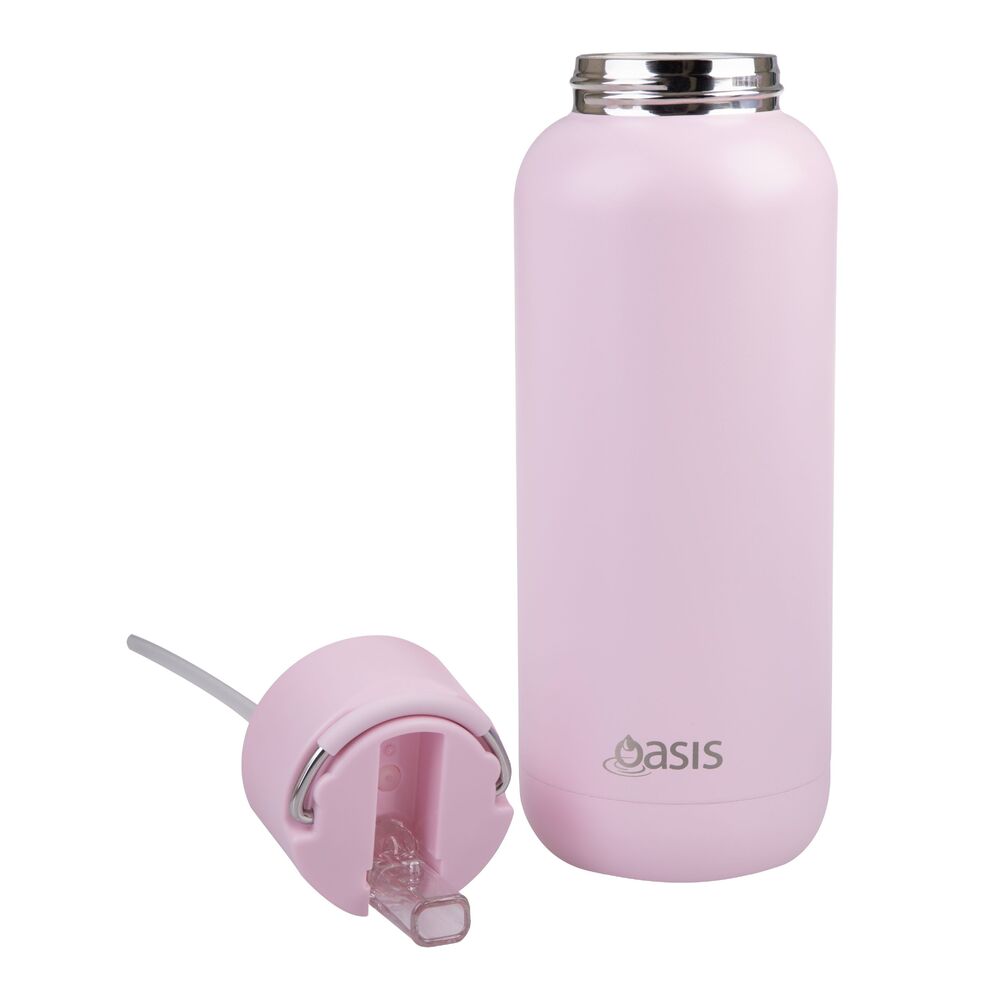 Oasis Moda Triple Wall Insulated Water Bottle - 1L Pink Lemonade