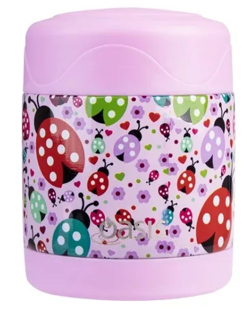 Oasis Double Wall Insulated Kid's Food Flask - 300ml Lovely Ladybugs