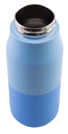Oasis Double Wall Insulated Sipper Jnr Drink Bottle - 400ml Blue