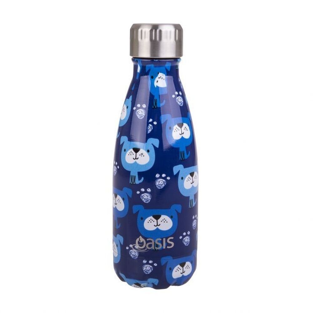 Oasis Insulated Drink Bottle - 350ml Blue Heeler