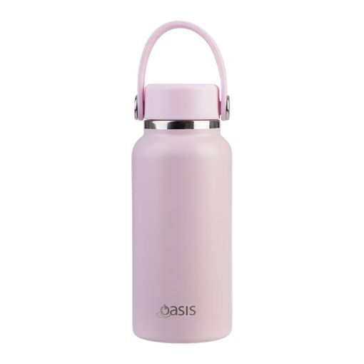 Oasis Double Wall Insulated Mini Bottle - 300ml Pink Lemonade