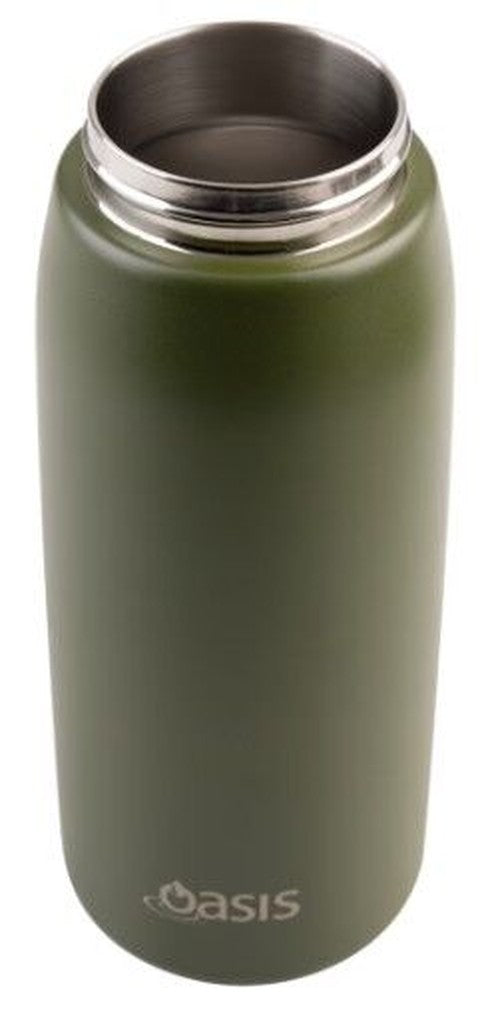 Oasis Double Wall Insulated Sports Bottle - 780ml Forest Green