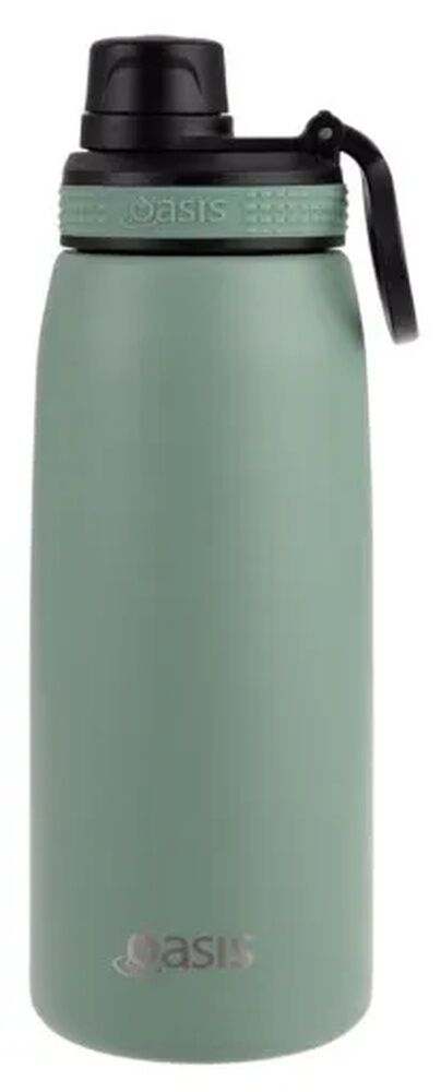 Oasis Sports Double Wall Insulated Sports Bottle - 780ml Sage Green
