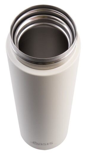 Oasis Double Wall Insulated Flip-Top Flask - 480ml Alabaster