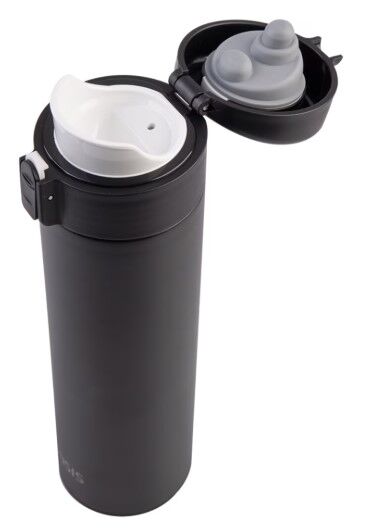Oasis Double Wall Insulated Flip-Top Flask - 480ml Black