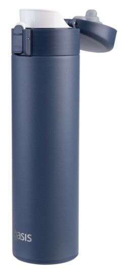 Oasis Double Wall Insulated Flip-Top Flask - 480ml Indigo