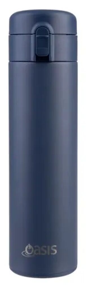 Oasis Double Wall Insulated Flip-Top Flask - 480ml Indigo