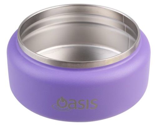 Oasis Double Wall Insulated Quick Release Lid Food Flask - 230ml Mermaid Purple