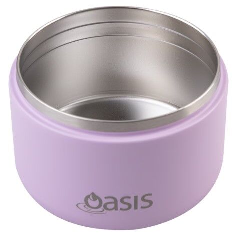 Oasis Double Wall Insulated Quick Release Lid Food Flask - 300ml Bubblegum Pink