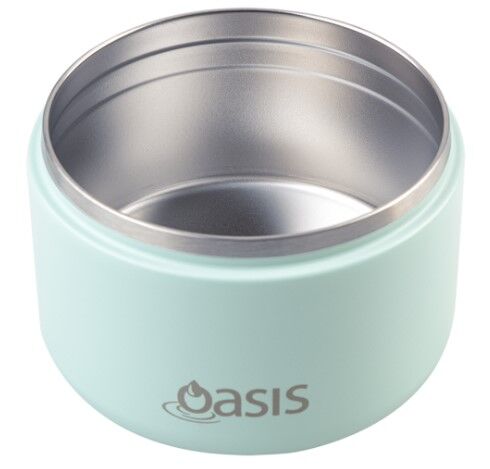 Oasis Double Wall Insulated Quick Release Lid Food Flask - 300ml Mint