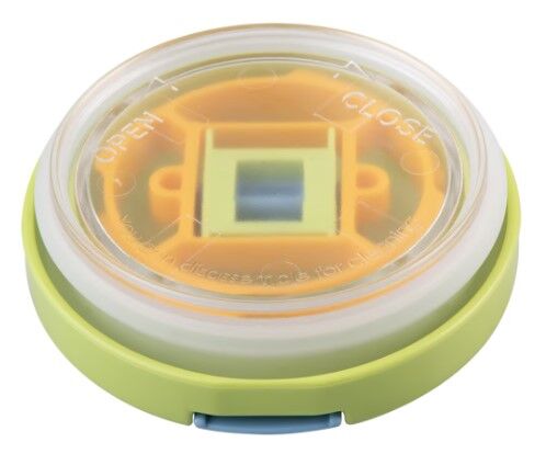 Oasis Double Wall Insulated Quick Release Lid Food Flask - 300ml Peacock Blue