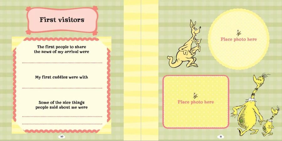 Dr. Seuss Baby Record Book