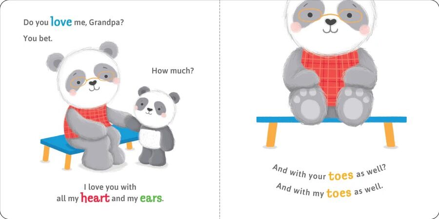 How Much Do You Love Me Grandpa? Book