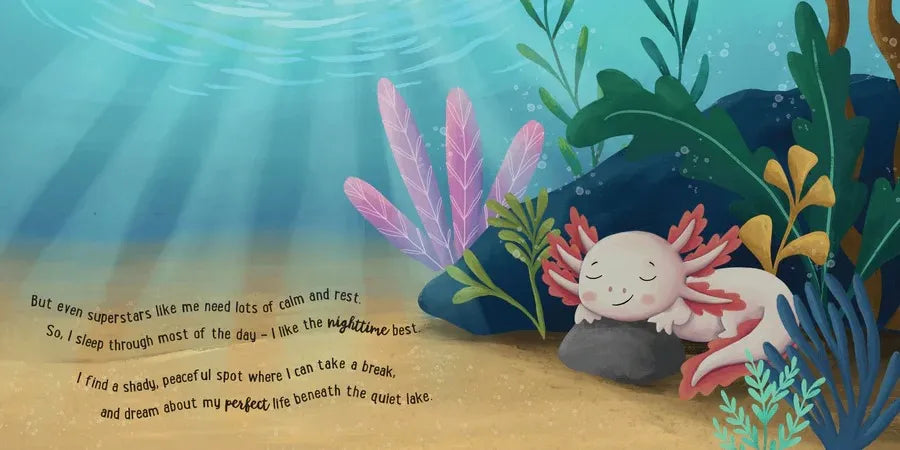 I Love Being an Axolotl Padded Board Book