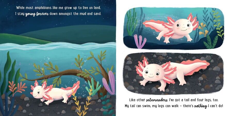 I Love Being an Axolotl Padded Board Book