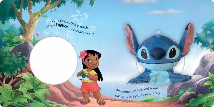 Disney Stitch Hand Puppet Book