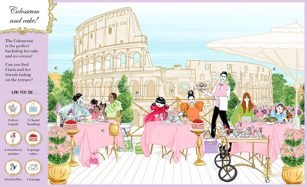 Claris The Mouse Book - Where is Claris in Rome!
