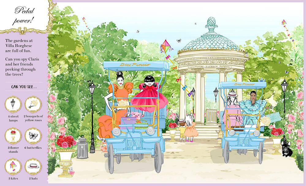 Claris The Mouse Book - Where is Claris in Rome!