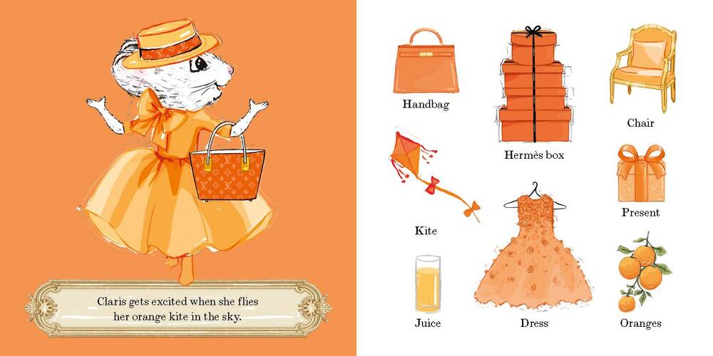 Claris The Mouse Board Book - Claris Loves the Rainbow