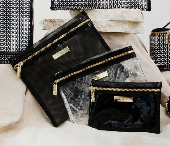 MOR Destination Noir - Melbourne Cosmetic Purse Trio