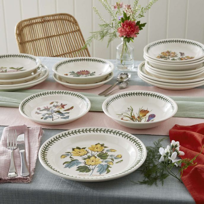 Portmeirion Botanic Garden - Dinner Set - (Set of 18)