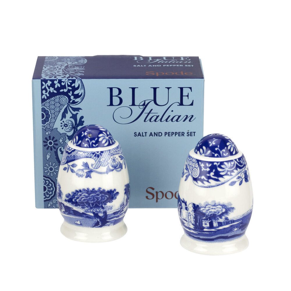 Spode Blue Italian - Salt & Pepper Shakers (Set of 2)