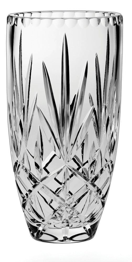 Bohemia Crystal Sheffield - Barrel Vase 25.5cm