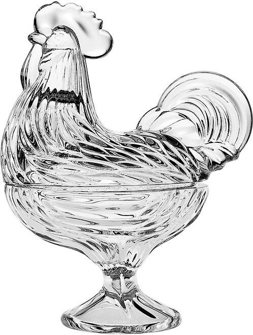 Bohemia Crystal Gift Fancies - Rooster Box 21.5cm