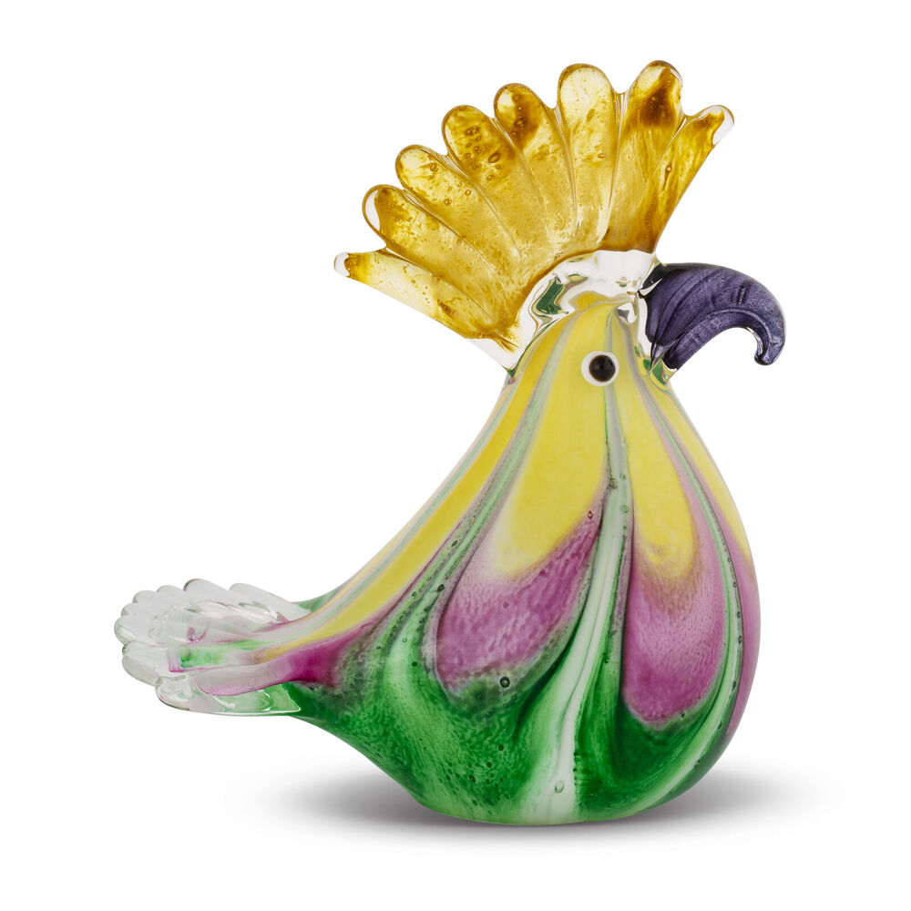 Zibo Glass Ornament - Miniature Cocky
