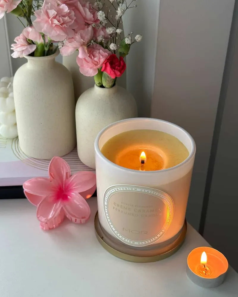 MOR Emporium Classics Perfumed Candle - Blanc Crème Caramel