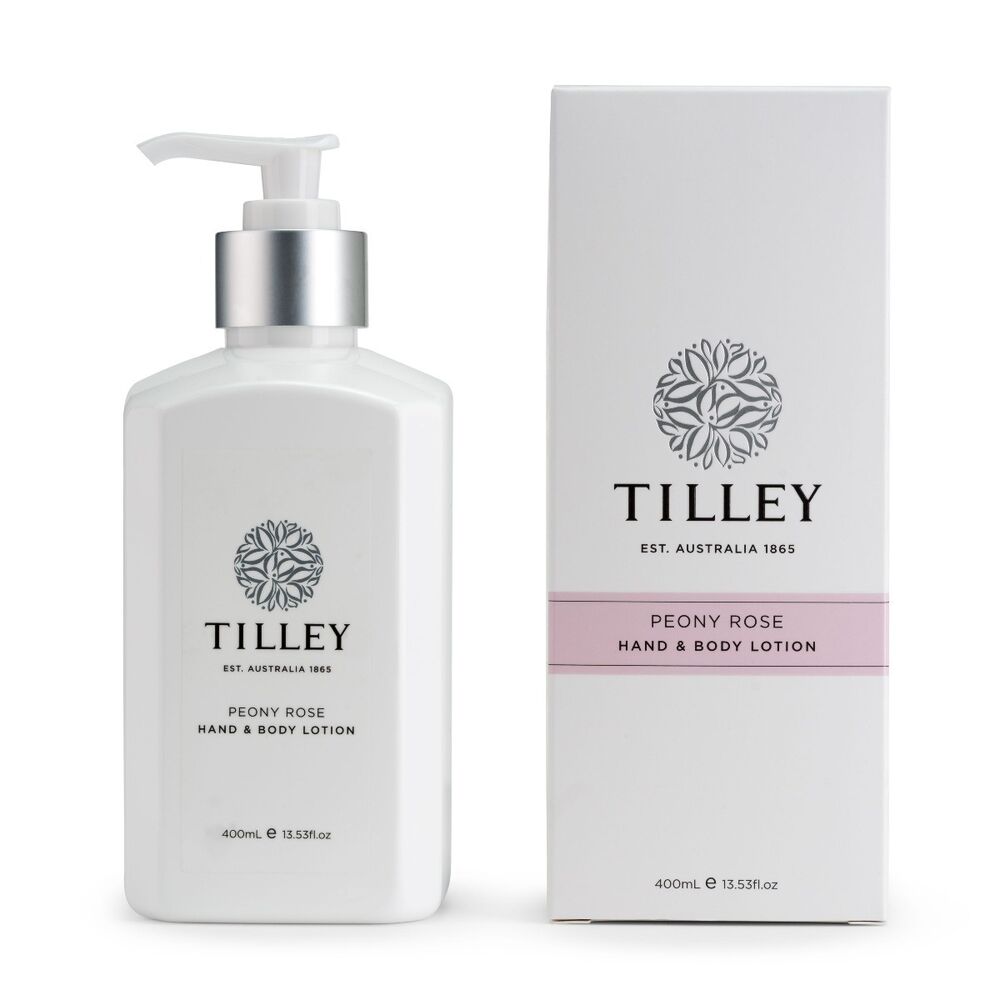 Tilley Body Lotion - Peony Rose 400ml