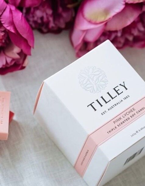 Tilley Candle - Pink Lychee