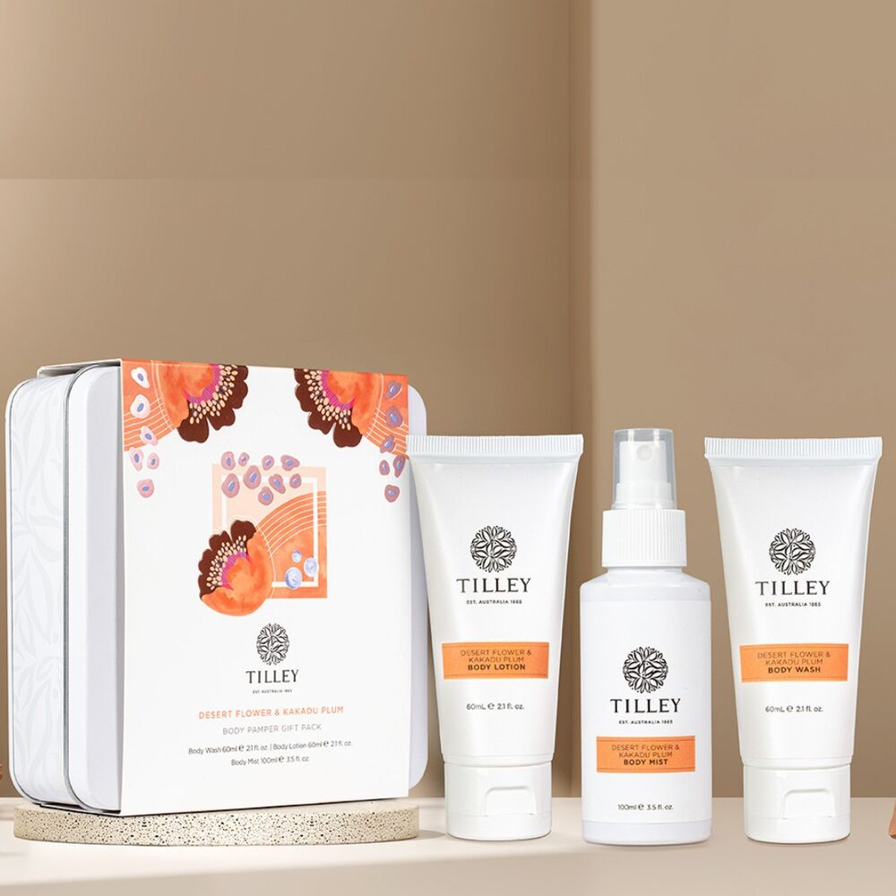 Tilley Body Pamper Gift Set - Desert Flower & Kakadu Plum