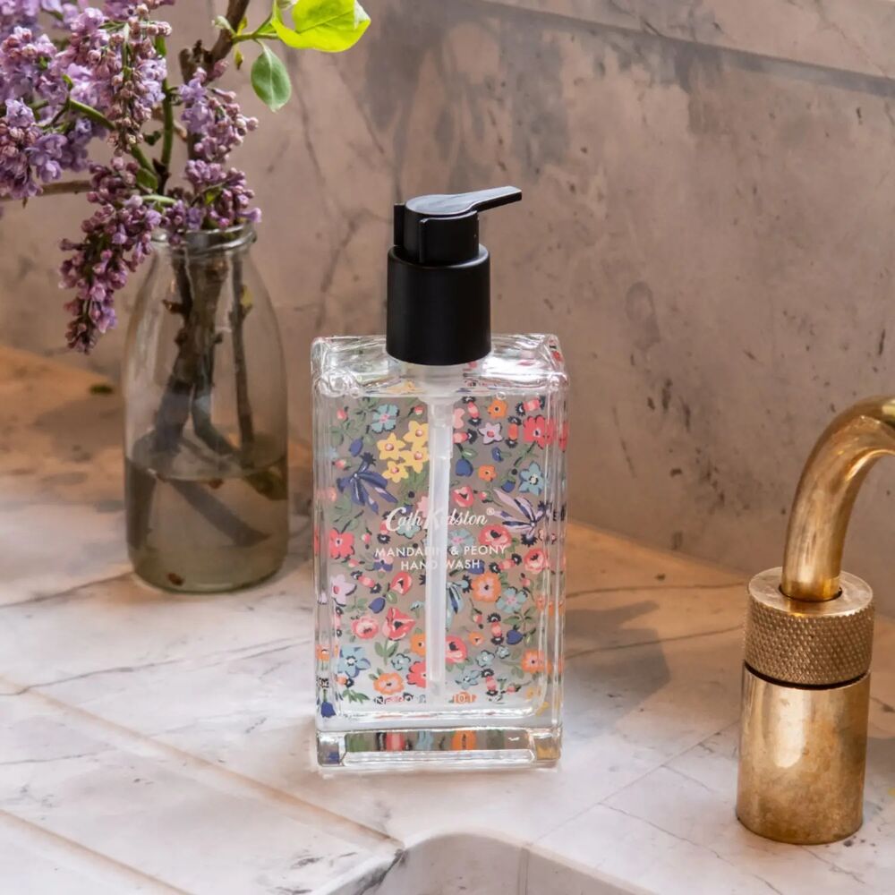 Cath Kidston Glass Bottle Hand Wash - Mandarin & Peony