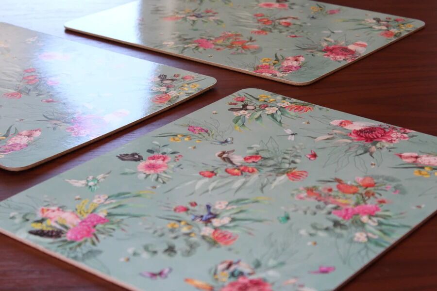Lisa Pollock - Placemats Native Flora & Fauna (Set of 6)
