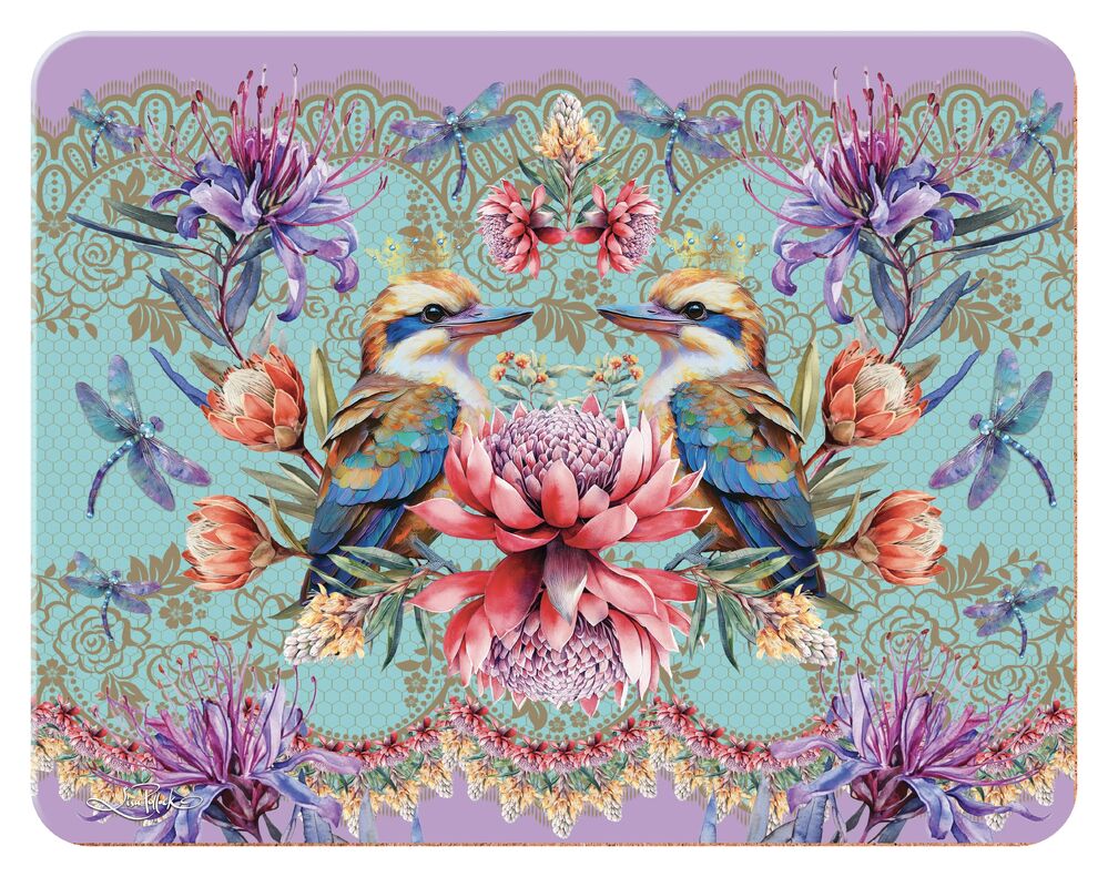 Lisa Pollock - Placemats Vintage Kookas (Set of 6)