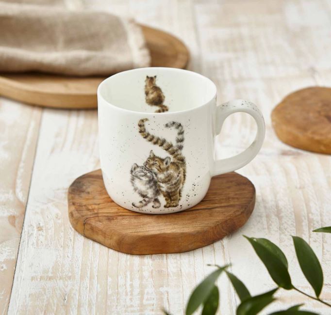 Royal Worcester Wrendale Mug - Feline Good