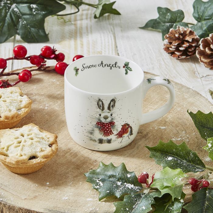 Royal Worcester Wrendale Mug - 'Snow Angels'