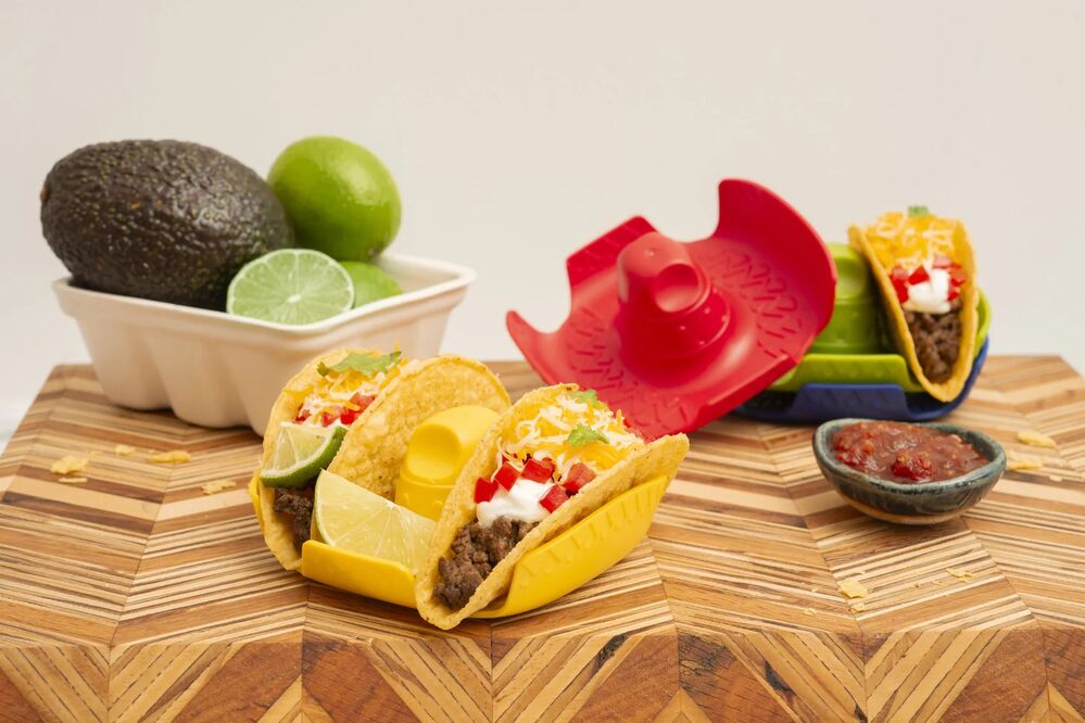 Prepara - Sombrero Double Taco Holder (Pack of 4)