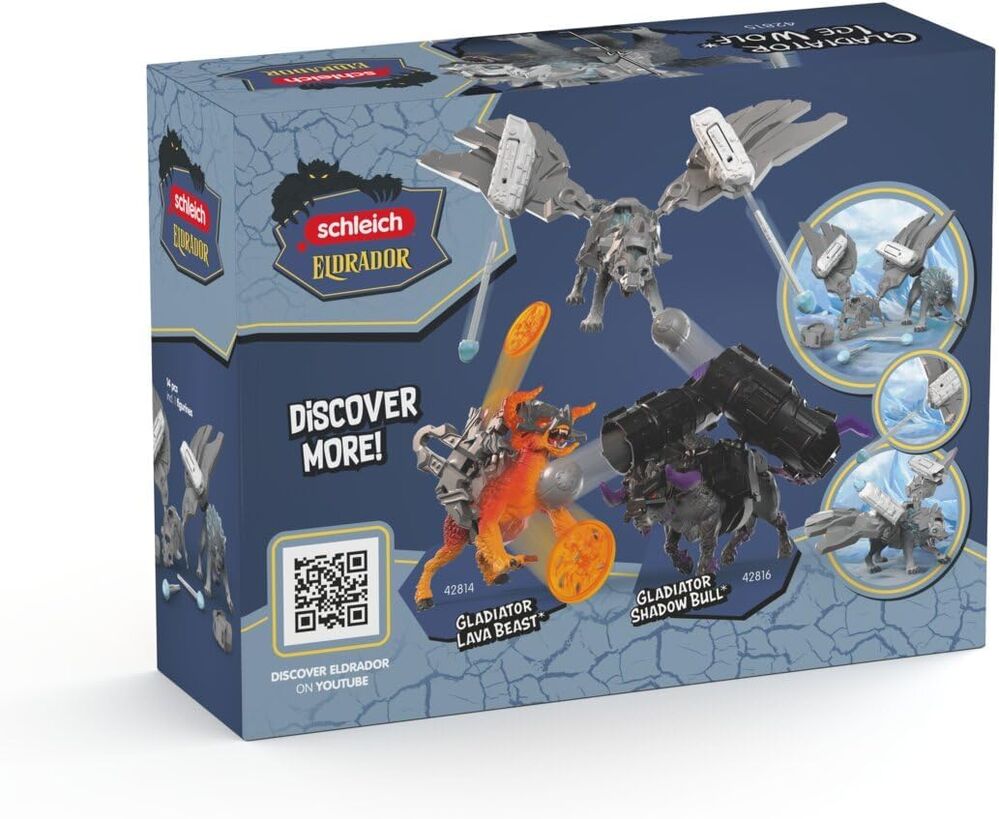 Schleich Eldrador - Gladiator Ice Wolf