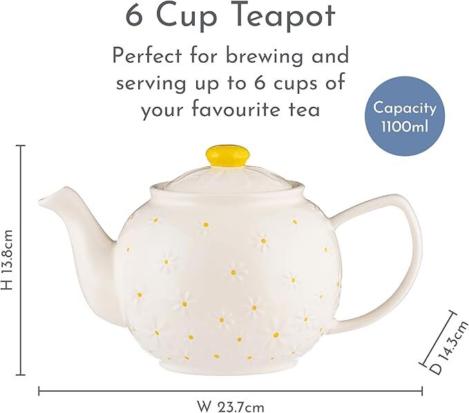 Price & Kensington - Daisy 6 Cup Teapot (1.1L)