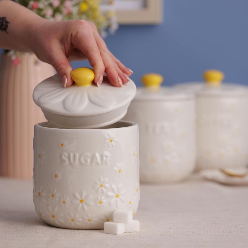 Price & Kensington - Daisy Sugar Jar (700ml)